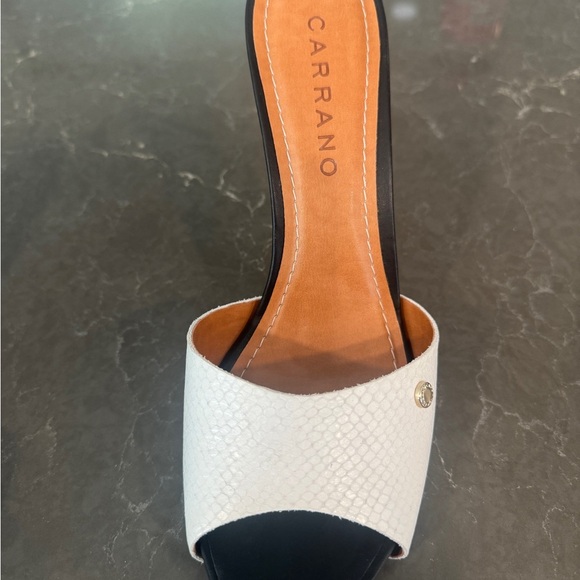 Carrano Women's Old Money preppy White&Black 4" Heels. Never worn no box Sz 11 - Picture 3 of 8